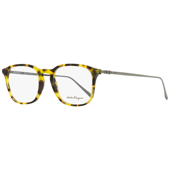 Salvatore Ferragamo Rectangular Eyeglasses SF2846 281 Vintage Tortoise/Gunmetal